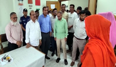 রাণীনগরের টিটিসি পরিদর্শনে এমপি রেজু