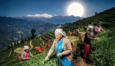 চাঁদের আলোয় তোলা চা-পাতা বিশ্বসেরা, ভারতে তা হয় দার্জিলিঙেই