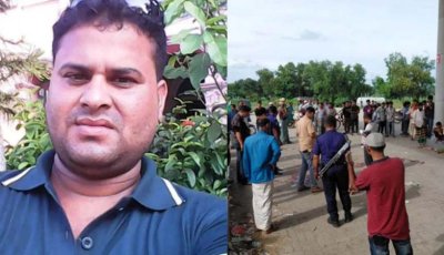 পেট্রোল পাম্পের সামনে সাবেক ইউপি সদস্যকে কুপিয়ে হত্যা