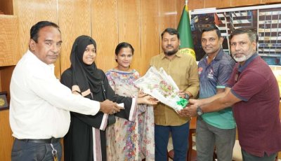 রাসিক প্রশাসকের সঙ্গে রাজশাহী বিভাগীয় কারাতে রেফারি কমিশনের সদস্যবৃন্দের সৌজন্য সাক্ষাৎ