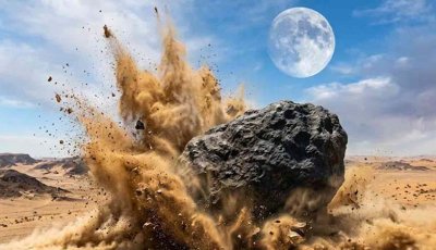 চাঁদ থেকে ছিটকে আসা পাথর পড়েছিল আফ্রিকার মরুভূমিতে!