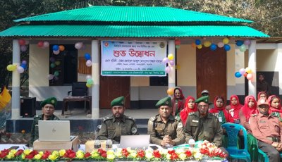 লালপুরে ভিডিপি সদস্যদের জন্য নব-নির্মিত ঘরের উদ্বোধন