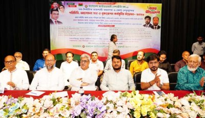 জাতীয়তাবাদী পেশাজীবী দলের নবনির্বাচিত জেলা ও মহানগর কমিটির পরিচিতি সভা অনুষ্ঠিত