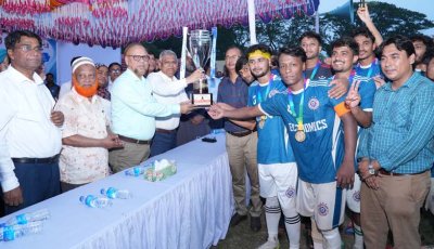 রাবিতে আন্তঃবিভাগ ফুটবলে চ্যাম্পিয়ন অর্থনীতি এবং শারীরিক শিক্ষা ও ক্রীড়া বিজ্ঞান বিভাগ