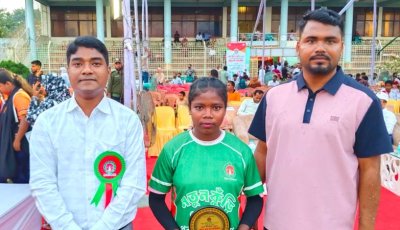 সংগ্রাম পেরিয়ে নতুন কুঁড়ির মঞ্চে কাবাডিতে সেরা বীনা হেমব্রম