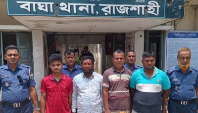 বাঘায় বিভিন্ন অপরাধে আটক ৪