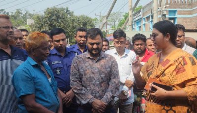 মোহনপুরে অসুস্থ গরুর মাংস বিক্রি করায় ব্যবসায়ীকে জরিমানা