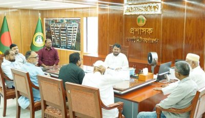 রাসিক প্রশাসকের সাথে বিভিন্ন ব্যক্তি, প্রতিষ্ঠান ও সংগঠনের প্রতিনিধিবৃন্দের সৌজন্য সাক্ষাৎ