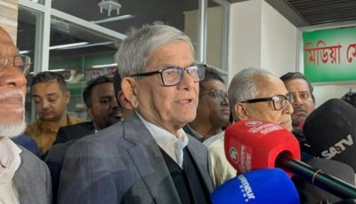 একটি দল প্রার্থীদের জেতাতে ভোটারদের ঢাকায় অন্তর্ভুক্ত করছে: মির্জা ফখরুল