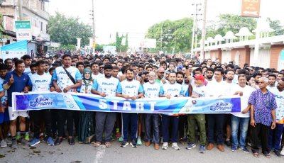 পদ্মা নদী রক্ষায় ‘রান ফর পদ্মা’ মিনি ম্যারাথন অনুষ্ঠিত