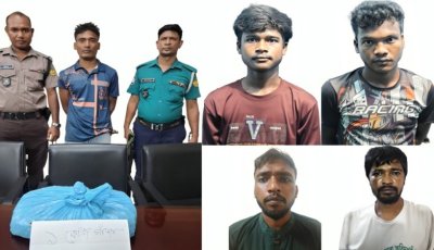 মাদকবিরোধী অভিযানে ৫ মাদক ব্যবসায়ী গ্রেপ্তার; গাঁজা ও ট্যাপেন্টাডল ট্যাবলেট উদ্ধার