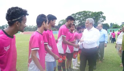 রাবিতে আন্তঃবিভাগ ফুটবল প্রতিযোগিতা উদ্বোধন