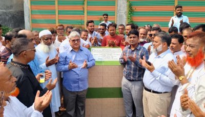 নওহাটা পৌরসভায় এক কোটি ২০ লাখ টাকার উন্নয়নকাজের উদ্বোধন