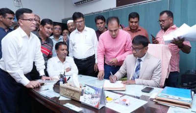 রাবির নবনিযুক্ত রেজিস্ট্রারের যোগদান
