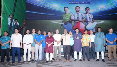 রাবি উপাচার্যের শিক্ষার্থীদের সাথে বিশ্বকাপ ফুটবল ফাইনাল উপভোগ