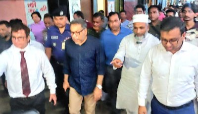 রহনপুর রেলস্টেশন পরিদর্শন করলেন রেলসচিব