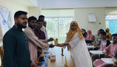 সিংড়ায় ৮ম শ্রেণিতে বৃত্তিপ্রাপ্তদের ছাত্রশিবিরের সংবর্ধনা