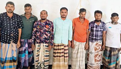 বিএসএফের পুশ-ইনে সহায়তার অভিযোগে আটক সাত বাংলাদেশি