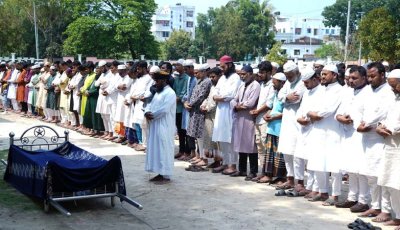 মনিরুজ্জামান টুটুলের জানাযা নামাজ অনুষ্ঠিত