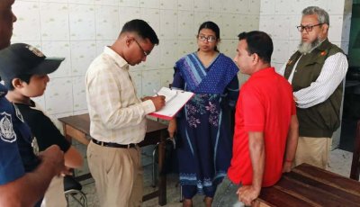 সিংড়ায় দুই মিষ্টি দোকানিকে অর্থদণ্ড