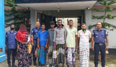 সাপাহারে বিভিন্ন মামলার ৬ আসামি গ্রেফতার