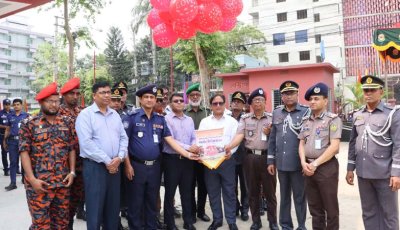 রাজশাহীতে ফায়ার সার্ভিস ও সিভিল ডিফেন্স সপ্তাহের উদ্বোধন