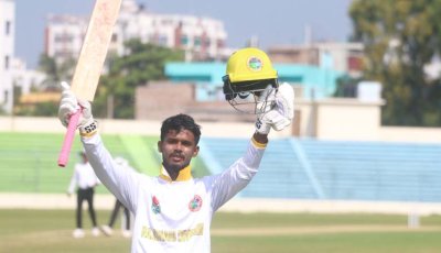 রাজশাহীতে নাঈমের অপরাজিত ২০২, ২১ রানে এগিয়ে বরিশাল