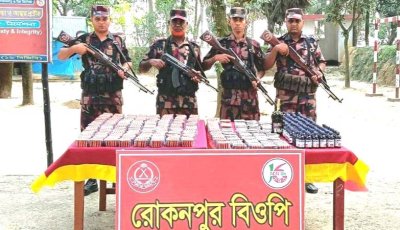 গোমস্তাপুরে ভারতীয় নেশাদ্রব্য জব্দ