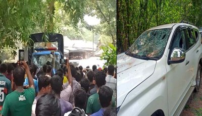 শিশুর লাশ উদ্ধার নিয়ে আদিতমারী রণক্ষেত্র, এসপি-ওসিসহ আহত ২০, ডিসির গাড়ি ভাঙচুর