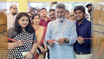 বদলগাছী উপজেলা পরিষদে এমপির পরিদর্শন কক্ষ উদ্বোধন