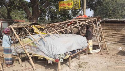 পুঠিয়ায় অবৈধ স্থাপনা উচ্ছেদ, উপজেলা প্রশাসনের কঠোর অভিযান