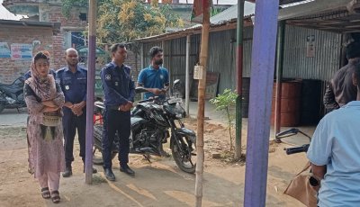 দুর্গাপুরে জ্বালানি তেল মজুদ ও বেশি দামে বিক্রির অভিযোগে দুই ব্যবসায়ীর অর্থদণ্ড