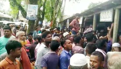 সার না পেয়ে কৃষকদের হট্টগোল, ভাঙচুর
