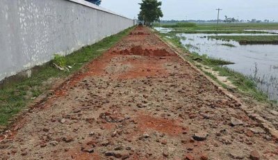 ঠাকুরগাঁওয়ে চুরি হলো আস্ত পাকা রাস্তা!
