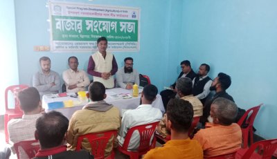 উল্লাপাড়ায় উপকরণ সরবরাহকারীদের সাথে লিড ফার্মারদের বাজার সংযোগ সভা অনুষ্ঠিত