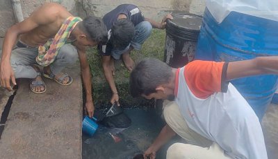 ড্রেনে ভাসল রেলের ডিজেল, ক্ষতির পরিমাণ জানে না রেল