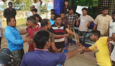 ফিলিং স্টেশনে বিএনপি নেতাকে মারধর