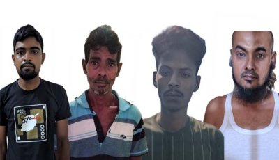 মাদকবিরোধী অভিযানে ৪ জন মাদক ব্যবসায়ী গ্রেপ্তার, মাদক উদ্ধার