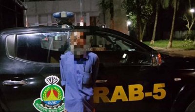 দূর্গাপুর হতে চাঞ্চল্যকর ধর্ষণ চেষ্টা মামলার পলাতক আসামী গ্রেফতার