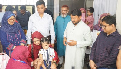 হাম-রুবেলা টিকাদানে রাসিকের শতভাগ সফলতা