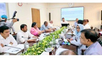 সিটি কর্পোরেশনসমূহের খেলার মাঠের সুব্যবস্থাকরণ উপলক্ষে যুব ও ক্রীড়া মন্ত্রণালয়ের আলোচনা সভা অনুষ্ঠিত