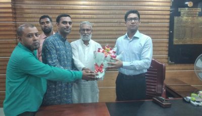 ফুলবাড়ী পৌরসভার নতুন প্রশাসক এ. এস. এম. শাহাদাত হোসেনের যোগদান