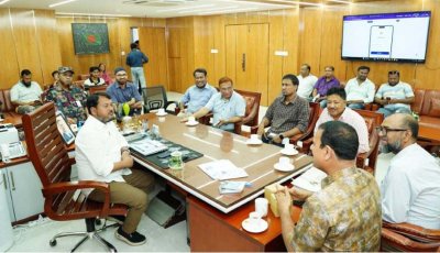 রাসিক প্রশাসকের সঙ্গে হাইটেক স্পেশালাইজড হসপিটালের চেয়ারম্যানের সৌজন্য সাক্ষাৎ ও মতবিনিময়