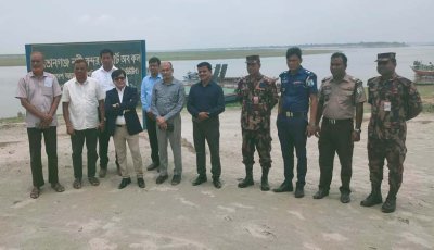 সুলতানগঞ্জ নৌবন্দর পরিদর্শন করলেন যুগ্ম সচিব