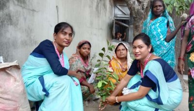 নারী ও শিশু কল্যাণ সংস্থার উদ্যোগে ফলজ গাছ বিতরণ