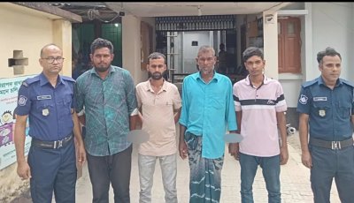 দুর্গাপুরে নিষিদ্ধ ছাত্রলীগ নেতাসহ গ্রেপ্তার ৫