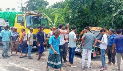 ইজিবাইক-ট্রাক সংঘর্ষে শিশুসহ নিহত ৩