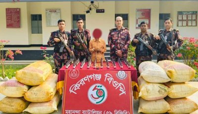 শিবগঞ্জ সীমান্তে ভারতীয় মাদকসহ আটক ১