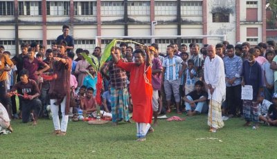 ফুলবাড়ীতে তন্ত্র-মন্ত্রের পাতা খেলা, হারিয়ে যাওয়া লোকঐতিহ্যে মাতল মানুষ