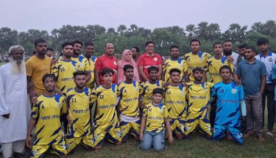 নসরতপুরকে ৪-০ গোলে হারিয়ে সেমিফাইনালে সান্তাহার পৌরসভা